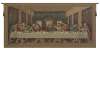 The Last Supper by Da Vinci European Tapestry Wall Art Hanging (New) 25x52 inch