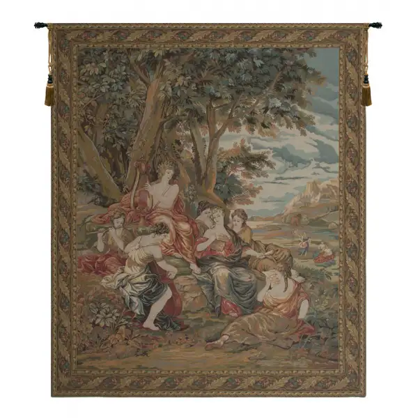 Apollo III European Tapestry - 62 in. x 72 in. Cotton/Viscose/Polyester by Charlotte Home Furnishings