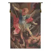 St. Michele Arcangelo Italian Tapestry - 24 in. x 36 in. Cotton/Viscose/Polyester by Guido Reni