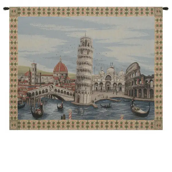 Monuments Italy Italian Tapestry Wall Hanging