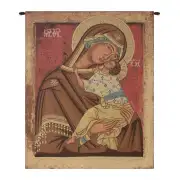 Icon Madonna Italian Wall Tapestry