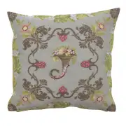 Josephine Cushion - 19 in. x 19 in. Cotton/Viscose/Polyester by Charlotte Home Furnishings