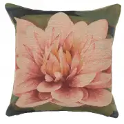 Water Lilly Flower Decorative Tapestry Pillow