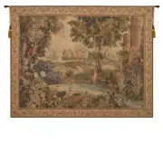 Verdure Aux Oiseaux II French Wall Tapestry - 76 in. x 60 in. Wool/cotton/others by Charlotte Home Furnishings