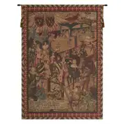 Le Tournai Vertical French Tapestry Wall Hanging