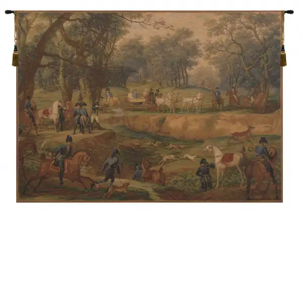 Chase Napolean French Wall Tapestry - 58 in. x 42 in. Wool/cotton/others by Carle Vernet