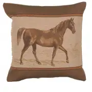 Horse Belt French Tapestry Cushion