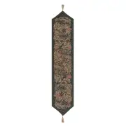 William Morris Green French Tapestry Table Runner