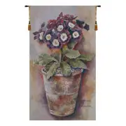 Primula Belgian Tapestry Wall Hanging - 44 in. x 72 in. CottonWool by Charlotte Home Furnishings