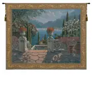 Italian Terrace Belgian Tapestry Wall Hanging