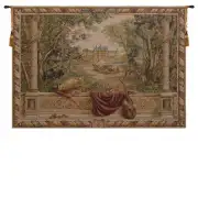 Verdure Au Chateau II French Tapestry Wall Hanging