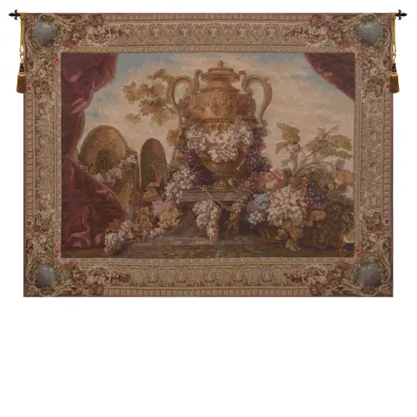 Vase and Raisins French Tapestry