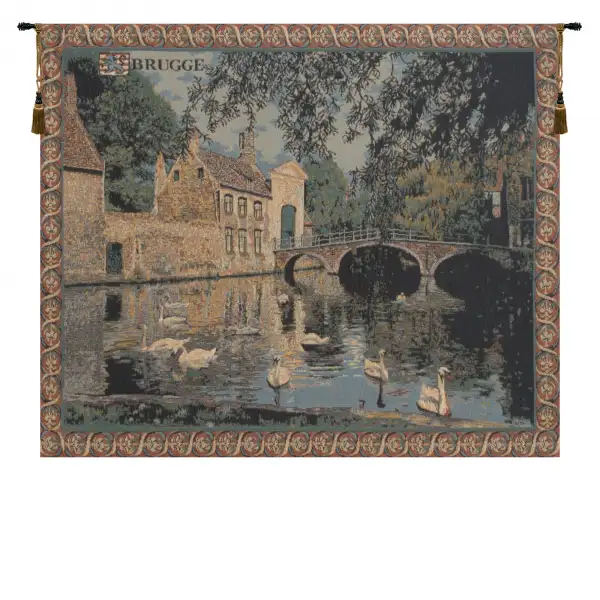 Brugge I Belgian Tapestry Wall Hanging - 23 in. x 18 in. Cotton by Charlotte Home Furnishings