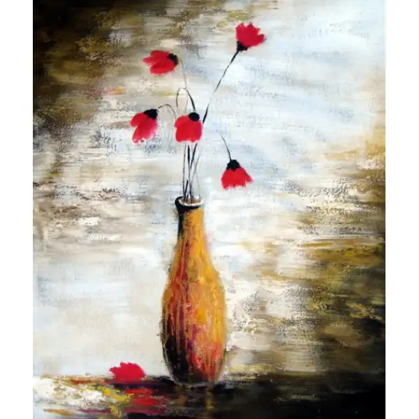 Fallen Petals Canvas Oil Painting