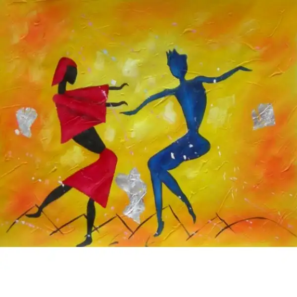 Dancing Fools Canvas Oil Painting