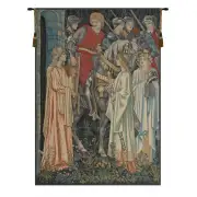 The Holy Grail Left Panel Belgian Tapestry Wall Hanging