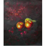 Apples and Pear Canvas Oil Painting