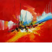 Crazy Colors Canvas Oil Painting