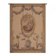 Serenade Creme French Wall Tapestry - 44 in. x 58 in. Wool/cotton/others by Francois Boucher