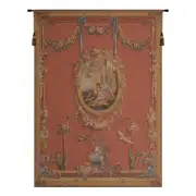Medallion Serenade Rouge French Tapestry