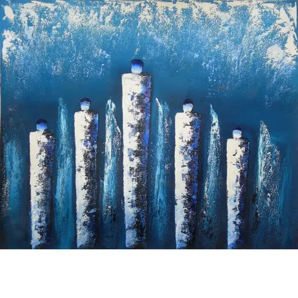 Icicles Canvas Oil Painting