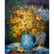 Yellow Daisies I Canvas Wall Art