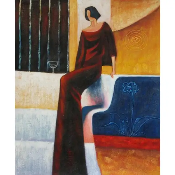 Lady of the Afternoon Canvas Oil Painting