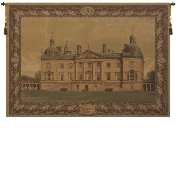 English Castle Belgian Tapestry - 72 in. x 56 in. SoftCottonChenille by Charlotte Home Furnishings