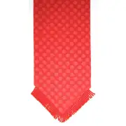 Dot Appeal Red Tapestry Table Runner