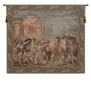 Sabine European Tapestry - 31 in. x 27 in. Cotton/Viscose/Polyester by Charlotte Home Furnishings