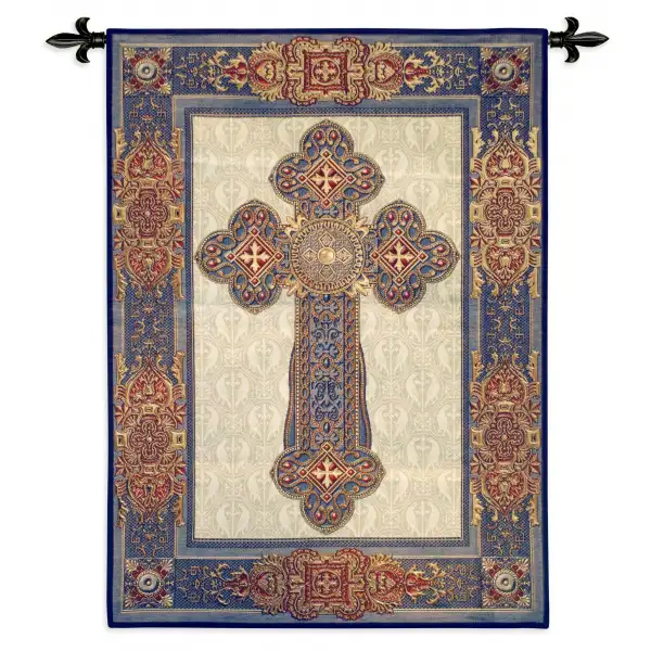 Gothic Cross Tapestry Wall Hanging