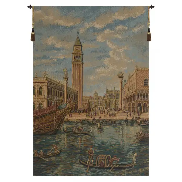 Venezia II Italian Tapestry - 26 in. x 38 in. Cotton/Viscose/Polyester by Canaletto