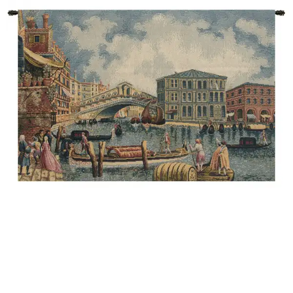 Ponte Di Rialto II Italian Wall Tapestry