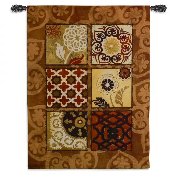 Suzani Spice Tapestry Wall Hanging