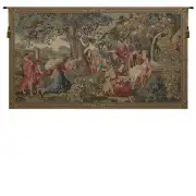 Eurydice European Tapestry - 90 in. x 51 in. Cotton/Viscose/Polyester by Charlotte Home Furnishings