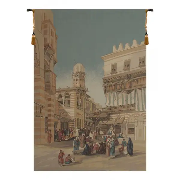 Market Square II Tapestry Wallart