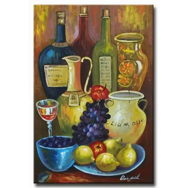 Mediterranean Still Life Canvas Art