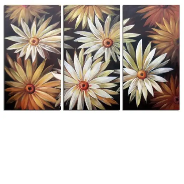 Daisy Patch Canvas Wall Art