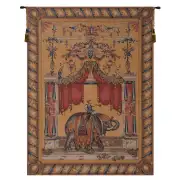 Grotesque Elephant French Tapestry Wall Hanging