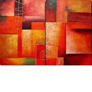 Red Tones Canvas Art