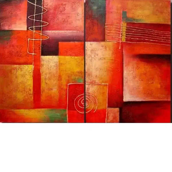 Red Tones Canvas Art