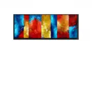 Color Ribbons Canvas Art