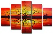 Mirrored Below Canvas Art