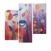 Untamed Poppies Canvas Wall Art