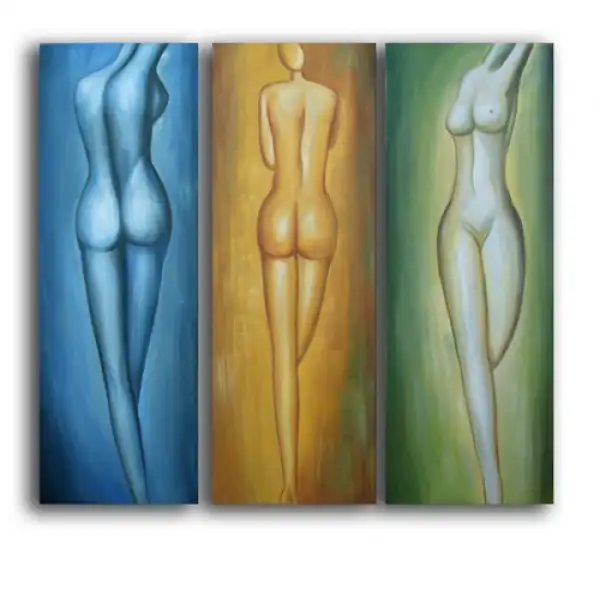 Feminine Forms Canvas Wall Art