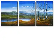 Family of Birch Canvas Wall Art