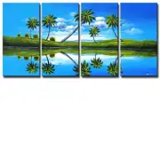 Prehistoric Palms Canvas Wall Art