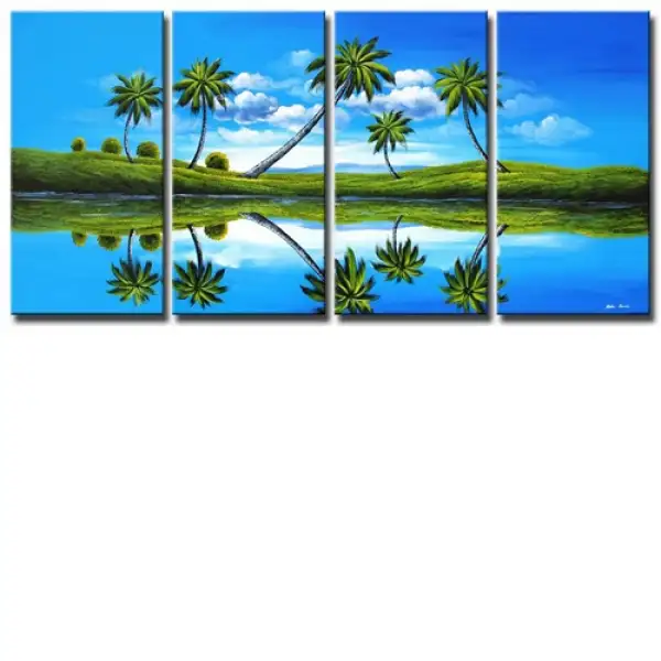 Prehistoric Palms Canvas Wall Art