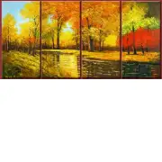 Autumnal Shades Canvas Wall Art