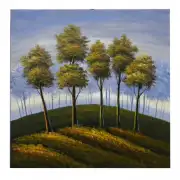 Cresting Trees Canvas Wall Art